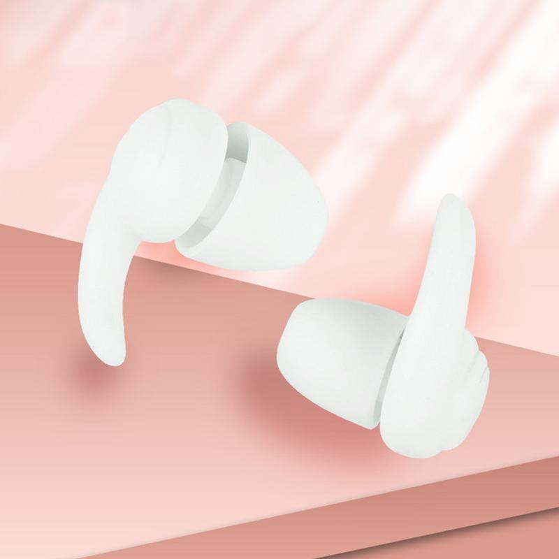 Confortável Ear Plugs com Caixa De Armazenamento, Cancelamento De Ruído, Tampões Suaves, Redução De Ruído, Artefato Para Sono De Avião
