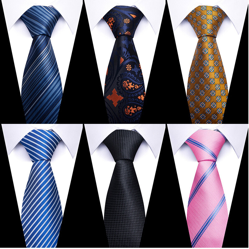 Cravate classique en soie pour homme, accessoire de chemise, Plaid rouge foncé, pour mariage, pour le jour de l'an, adapté au lieu de travail