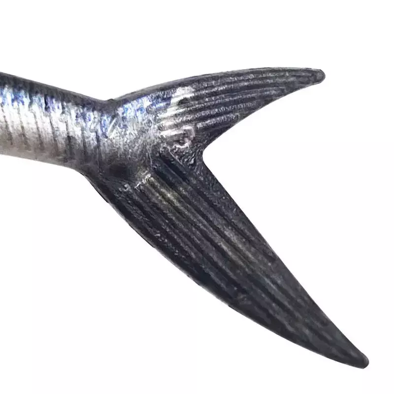 2pcs/box Sea Fishing Fake Bait 16cm Biomimetic 3D Printing Coating Spanish Mackerel Lure Soft Bait