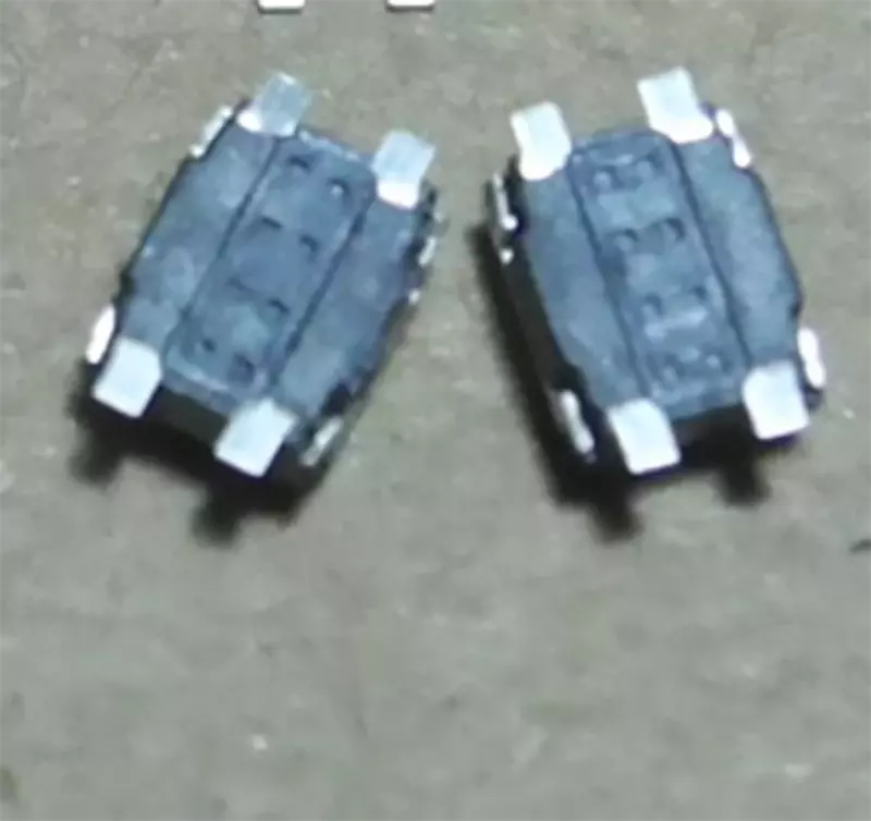 Micro tecla tátil, chaves remotas do carro, SMD, 3x4x2H, 4 Pin, 4 pinos