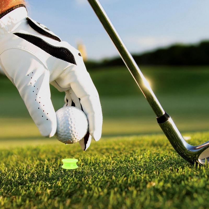Kolorowe koszulki golfowe przenośne 10-częściowe koszulki golfowe treningowe akcesoria do golfa dla golfistów poprawiają trening golfowy