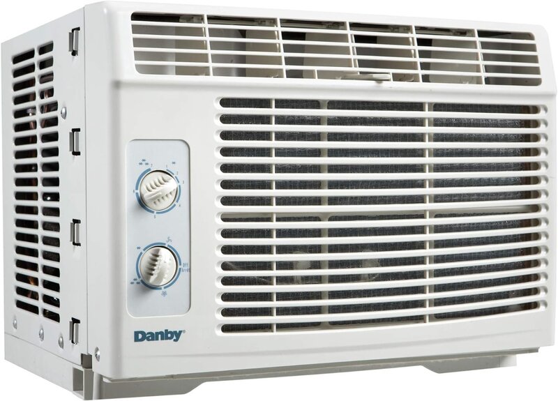 DAC050MB1WDB 5 000 klimatyzator okienny, 2 ustawienia chłodzenia i wentylatora, łatwe w użyciu mechaniczne sterowanie obrotowe