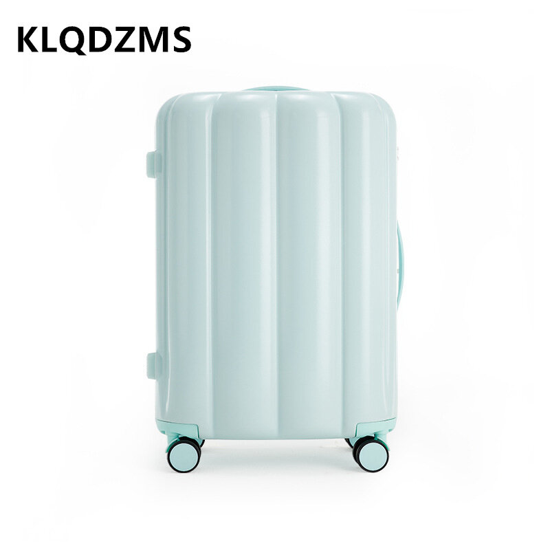 KLQDZMS 20 "24" 26 pollici bagaglio nuovo Trolley generale di grande capacità Silent Boarding Box donna con ruote valigia rotante