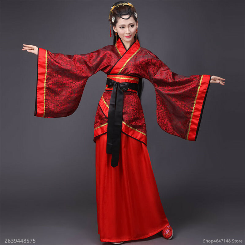 Hanfu National Costume pour femme, Costume de cosplay chinois des Prairies, Vêtements Hanfu pour femme, Robe de scène chinoise, 2023