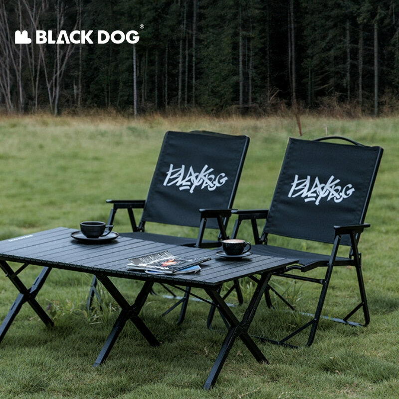 Naturehike-Blackdog Sedia pieghevole da campeggio Sedia leggera portatile all'aperto 600D Oxford Comodità spiaggia rilassante Sedia da pesca