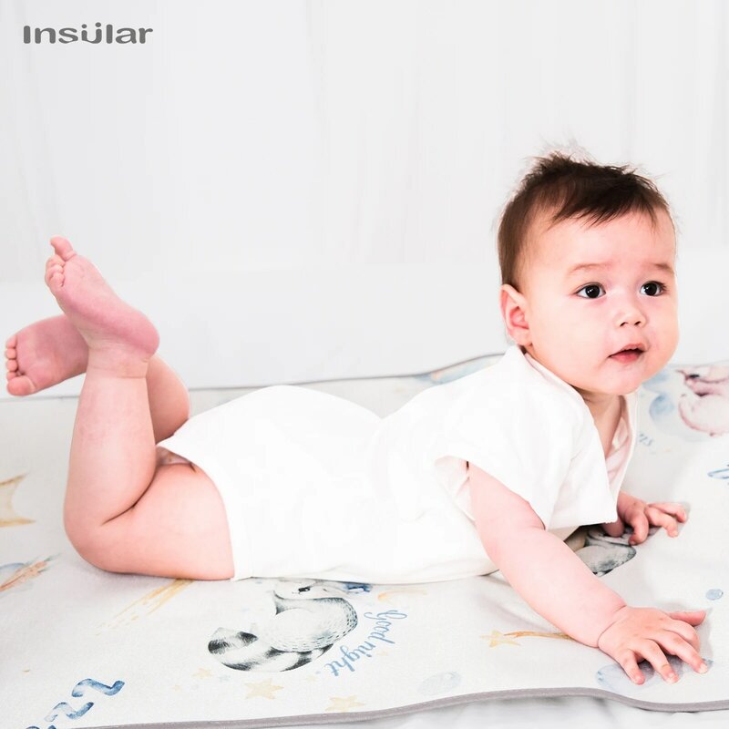 Letni materac zmieniający dziecko maty chłodzące noworodek lodowy jedwab podkładka do spania pościel dla niemowląt zestaw włókien lodowy jedwab