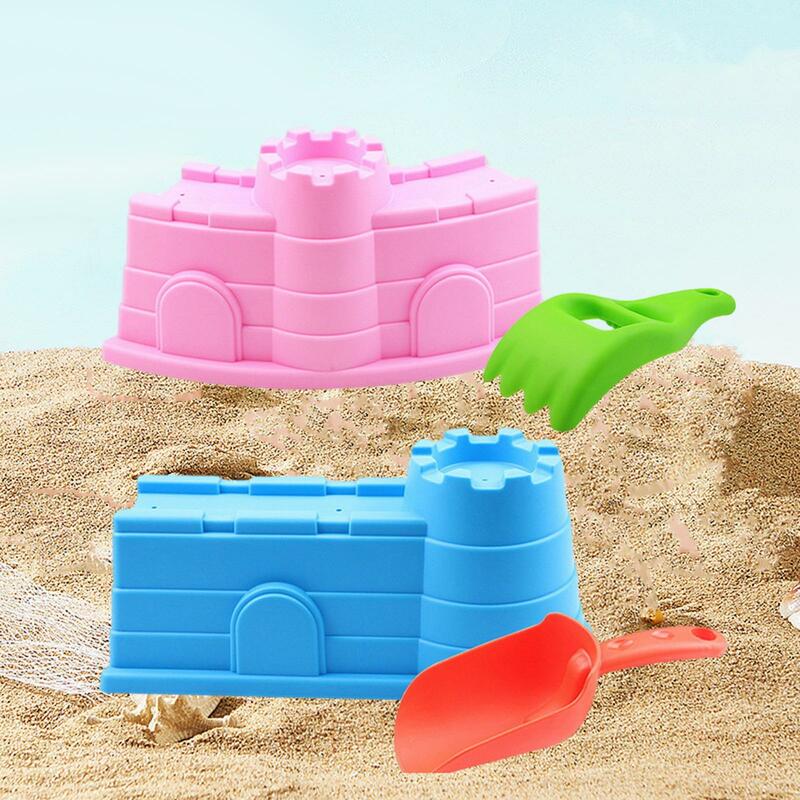 Kit de construction de château de sable pour les tout-petits, jouets modèles de neige, jeu de simulation, sable de plage