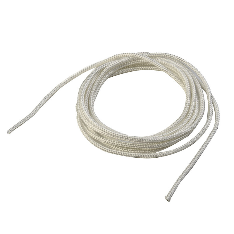 1pc Nylon bianco Trimmer Line accessori di ricambio per elettroutensili da giardino per tagliabordi elettrici leggeri con alimentazione manuale 2/4/5/10M