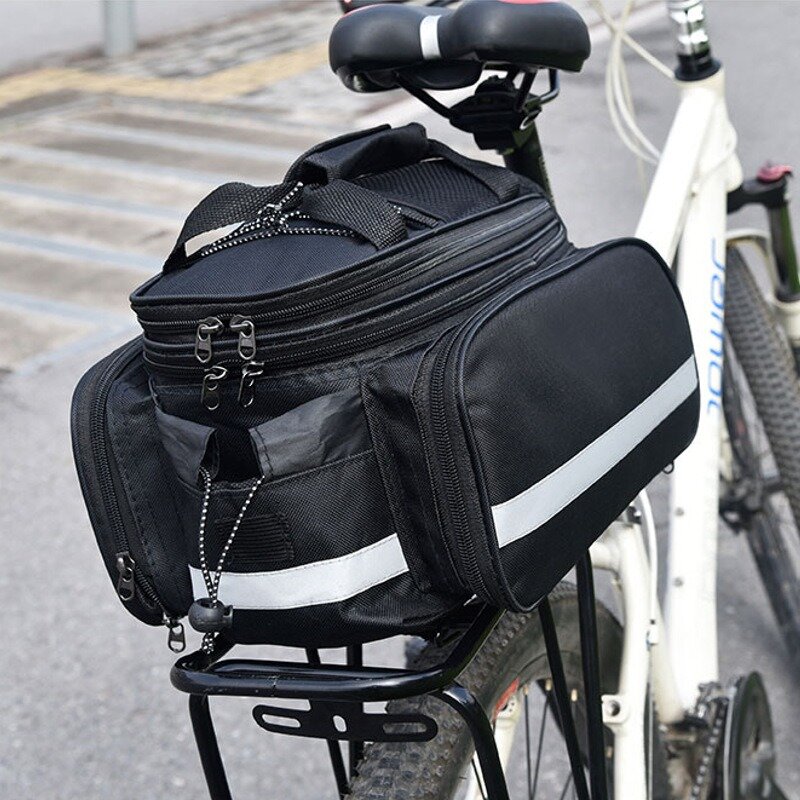 Bicycle Riding Bag Shoulder Bag Mountain Bike Rear Rack Bag Large Capacity Waterproof Rear Seat Tail Camel Bag Riding Gear 2024