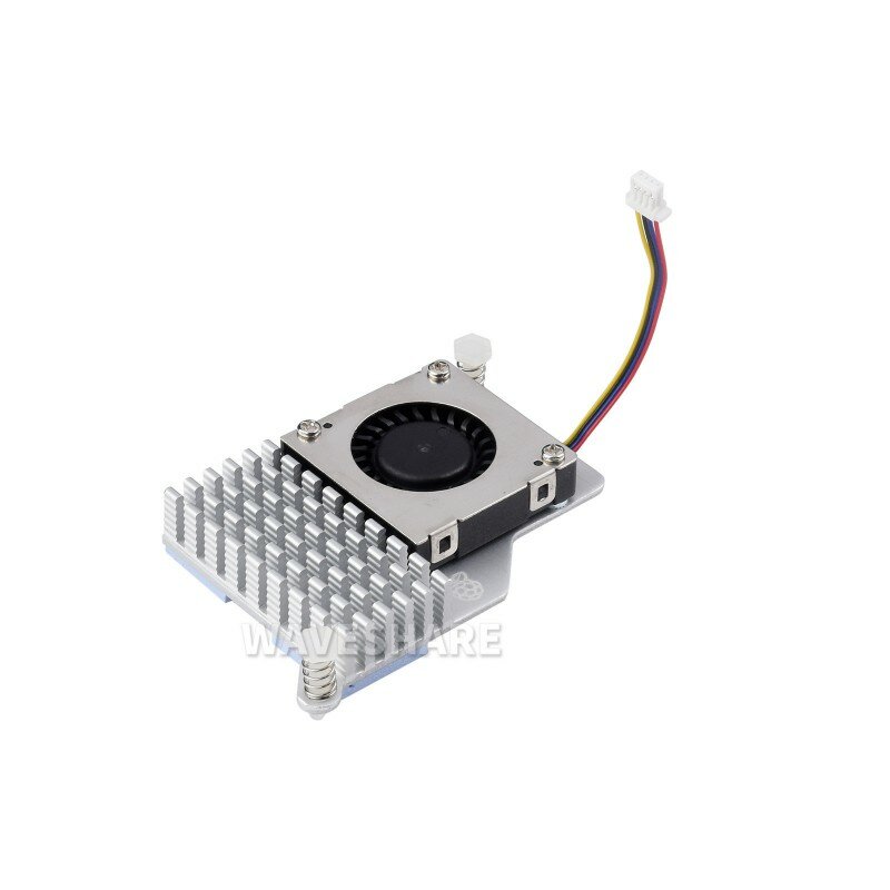 Waveshare Active Cooler (B) for Raspberry Pi 5, Active Cooling Fan, Aluminium Heatsink, With Thermal Pads