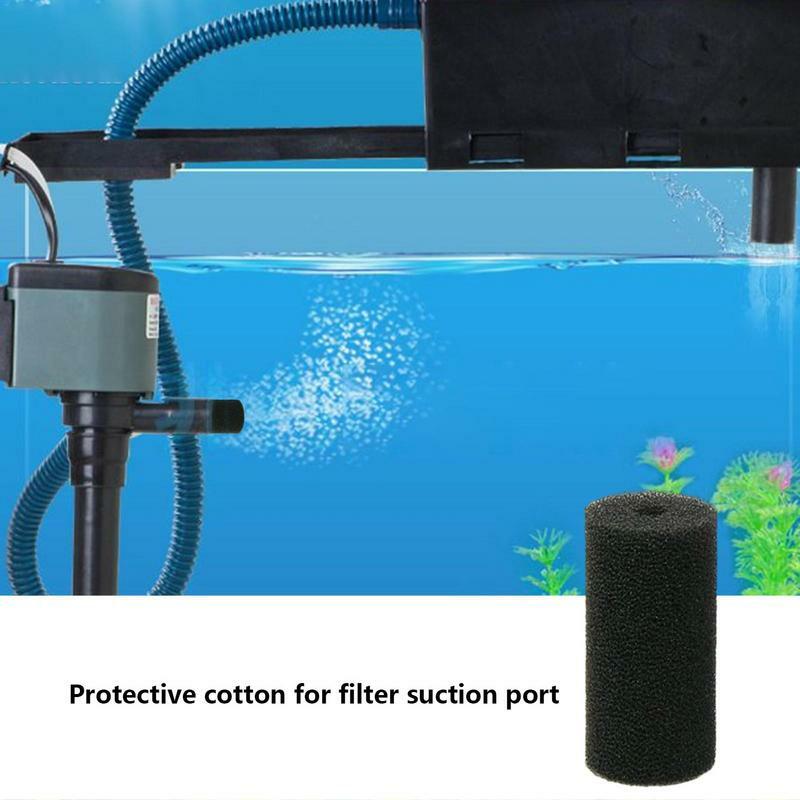 Coperchio del filtro dell'acquario serbatoio di pesce filtro di aspirazione spugne serbatoio di pesce prefiltro spugne grossolane rotoli di spugna filtro per acquario