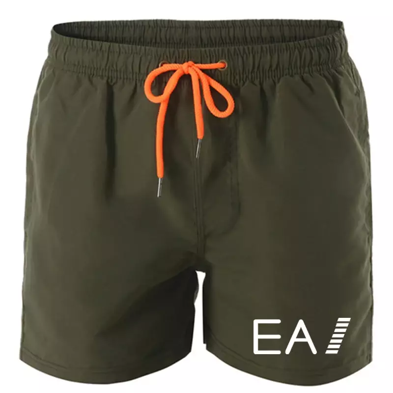 Pantalones cortos de playa para hombre, bañador sexy, transpirable, de secado rápido, estilo informal, novedad de verano, 2024