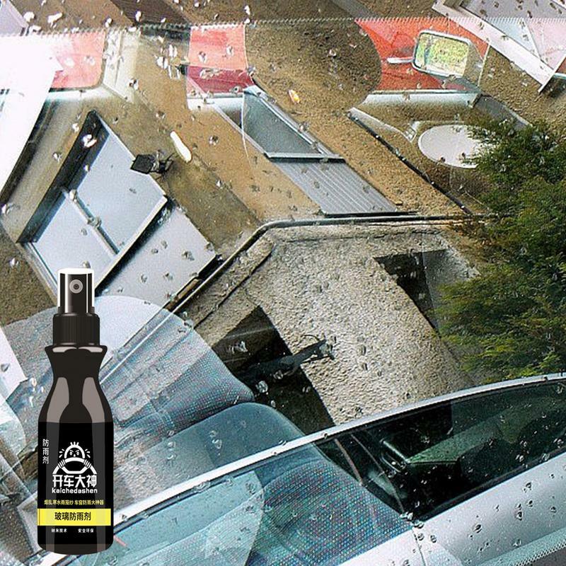 Windshield Rain Shield 100ml Invisible Rain Protector Spray Glass Long Lasting Anti-Fog Agent For Windshields Bathroom Dressing