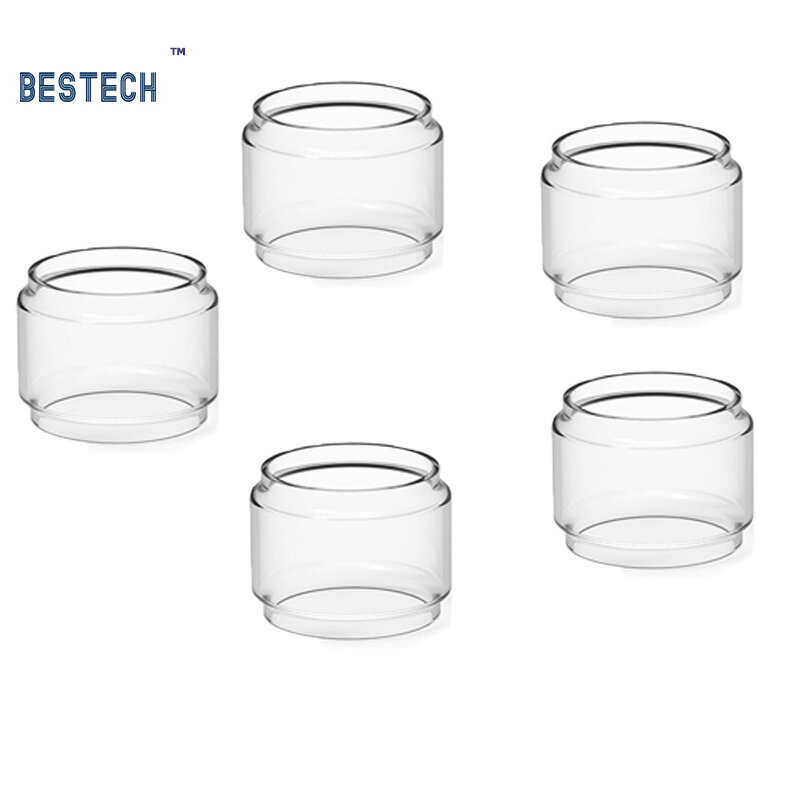 Tubo de vidrio de burbujas para Advken recarga RTA 24mm recarga 26 RTA reemplazo de Tanque de vidrio Mini taza de vidrio 5 piezas