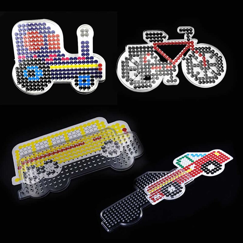 5mm Hama Beads Pegboards DIY Beads Tool Educational Perler Fuse Beadbond Patterns Jigsaw Puzzle Template Ironing Paper Kids Toy