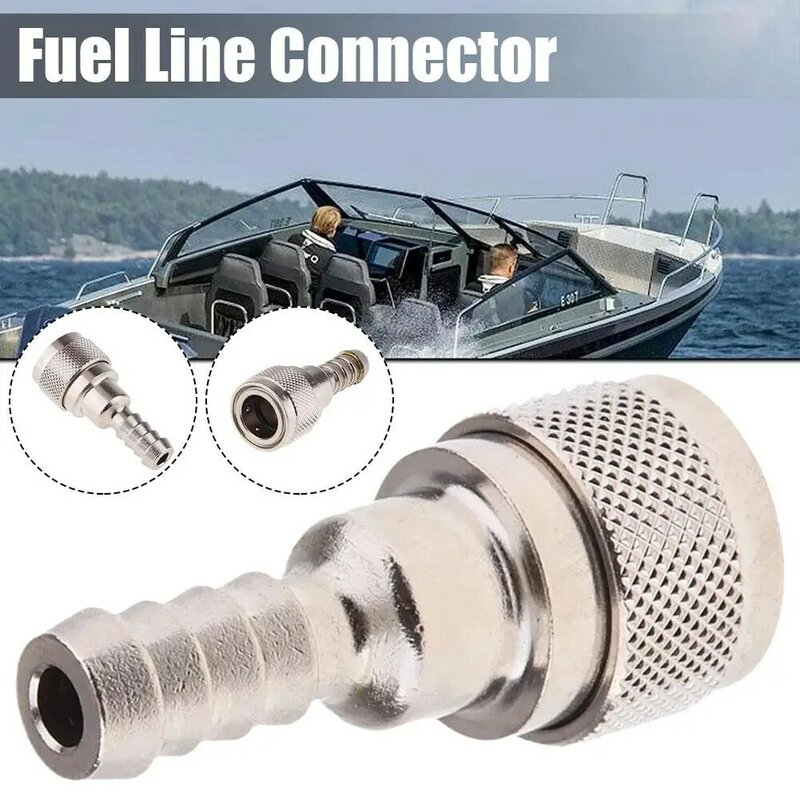 Replaces 3gf-70250-0 304 Stainless Steel Fuel Connector Outboard Connector Line 3gf-70250-0 Fuel J8l6