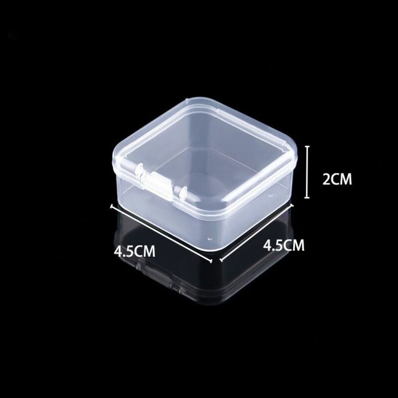 Plastic Storage Box Transparent Jewelry Beads Container Small Items Case Packing Boxes Sundries Organizer Fishing Tools Holder