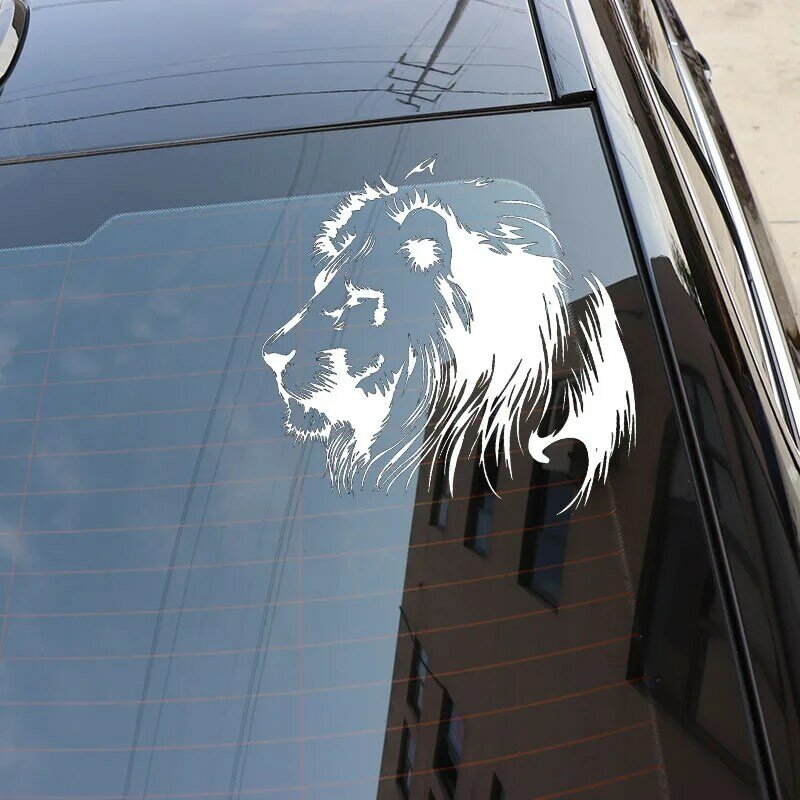 19.5x20cm meditation lion sticker automobile sticker motorcycle personalized automobile decoration