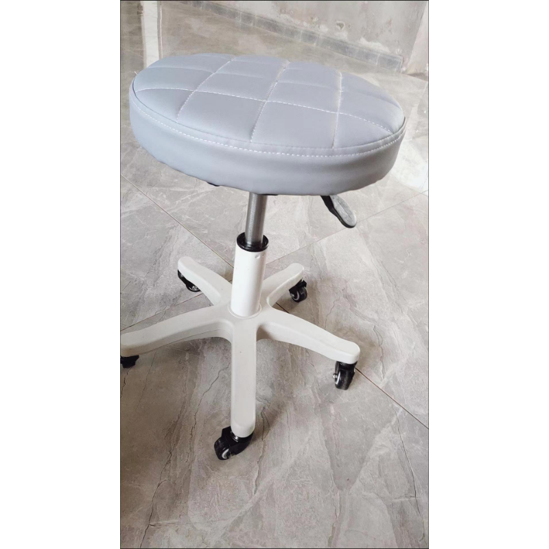 Специальный стул для салона красоты, вращающаяся подъемная спинка, большой рабочий стул для парикмахерской, ногтевого парикмахера, домашнее круглое кресло