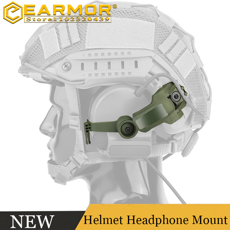 Helmet Headphone Mount Headphone Rail Adapter Military Headphone Accessories Headphone Mount Fits Team Wendy MLOK Rail