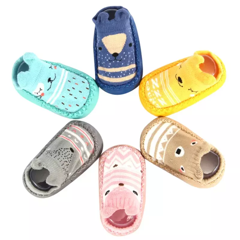 Baby Floor Shoes Spring Summer Baby Socks Soft Sole Anti Slip Cool Cool Walking Shoes Cartoon Boys and Girls Floor