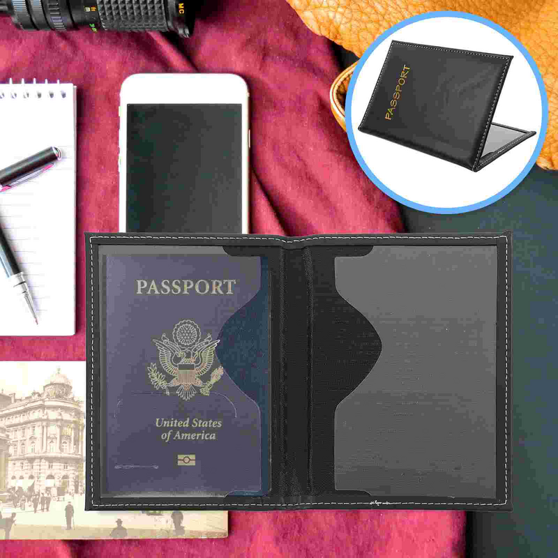 แขนกระเป๋าเครื่องสำอางกระเป๋าสตางค์ใส่บัตรใส่หนังสือเดินทางประกันและลงทะเบียน