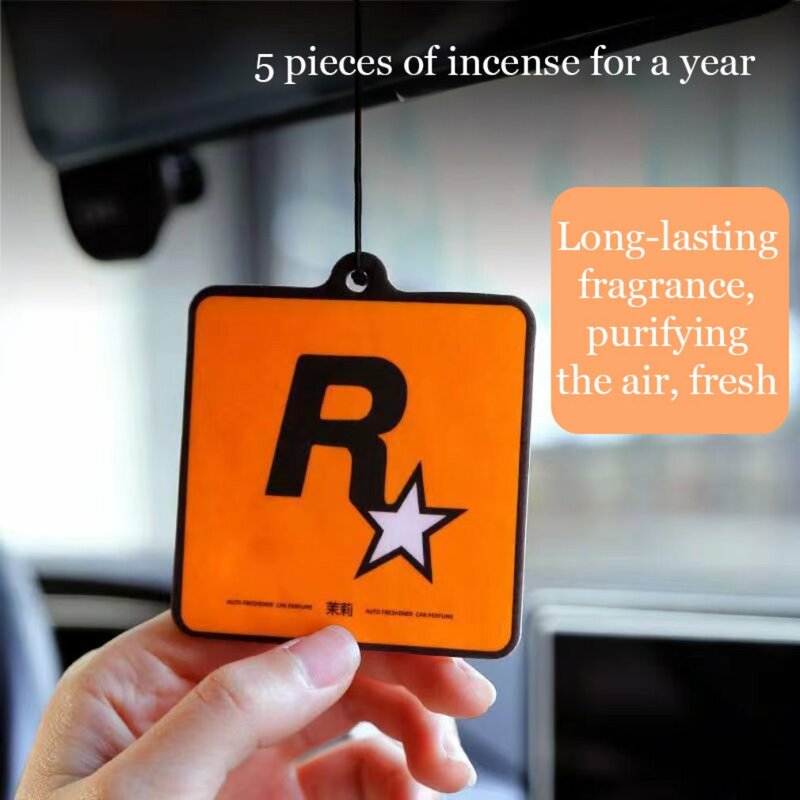 2024 New Car perfume long-lasting fragrance fragrance tablets car odor removal fresh air agent fragrance tablets hanging perfume