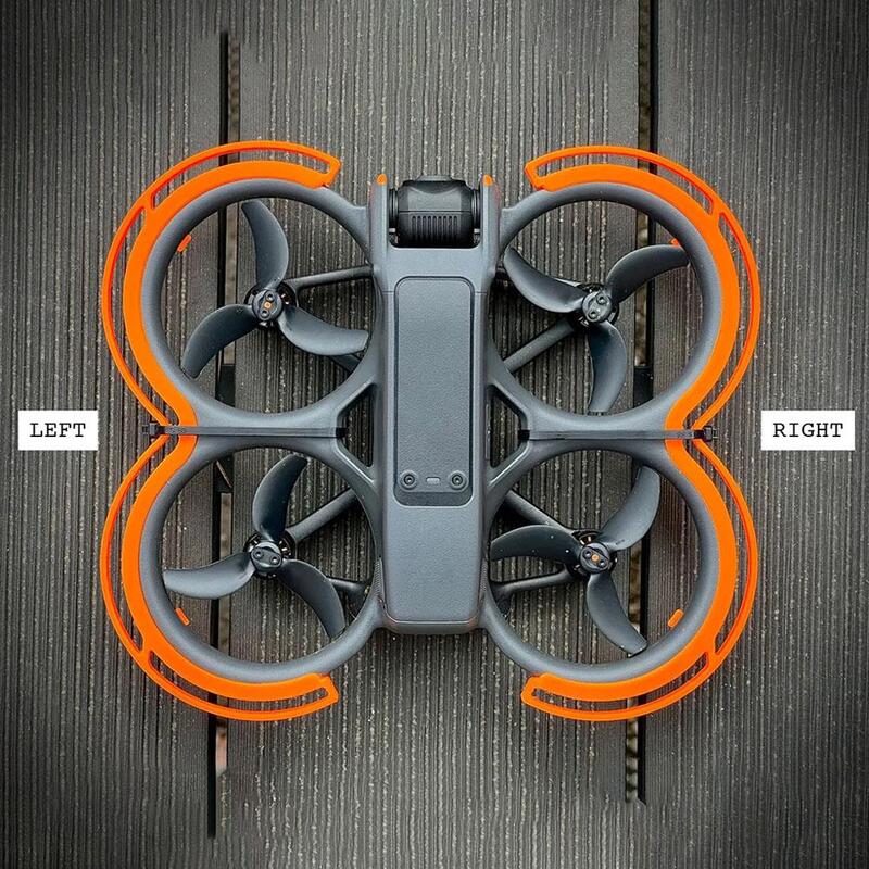 Amortecedor de proteção para Dji Avata 2 Drone, Protetor de hélice, Anti-colisão, Protetores de impacto