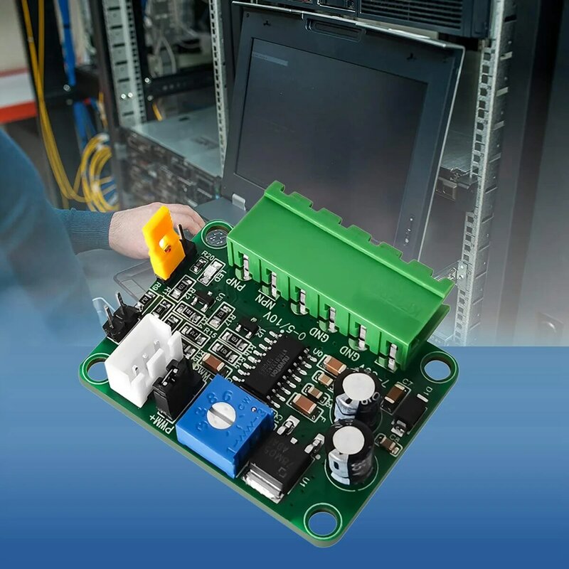 V-PWM Voltage to PWM Signal Module 0-5V/0-10V to PWM Signal PLC AD Interface to Convert 5V/24VNPN PNP Output