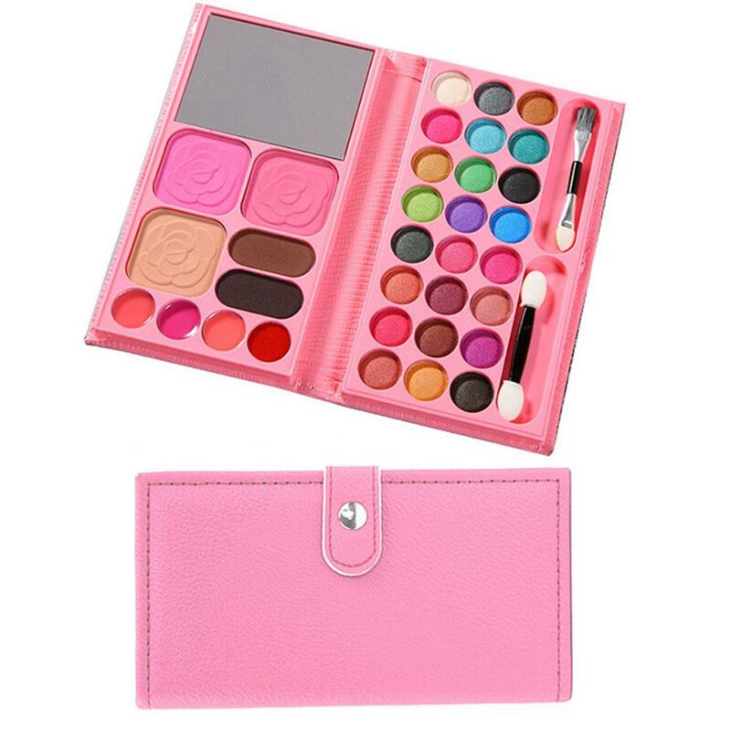 Multi Functional Eyeshadow Palette 33 Color Blush Eyeshadow Palette Matte Highlighter Cosmetics High-capacity Shiny Face Pa K6N3