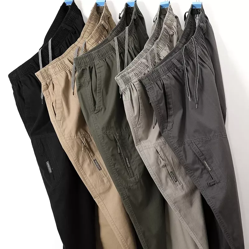 Men's Loose and Comfortable Pure Cotton Spring/summer New Fashionable and Versatile Pants