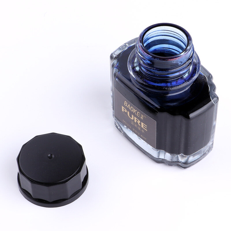 Baoke-caneta-tinteiro azul e preta, 40ml, ms213