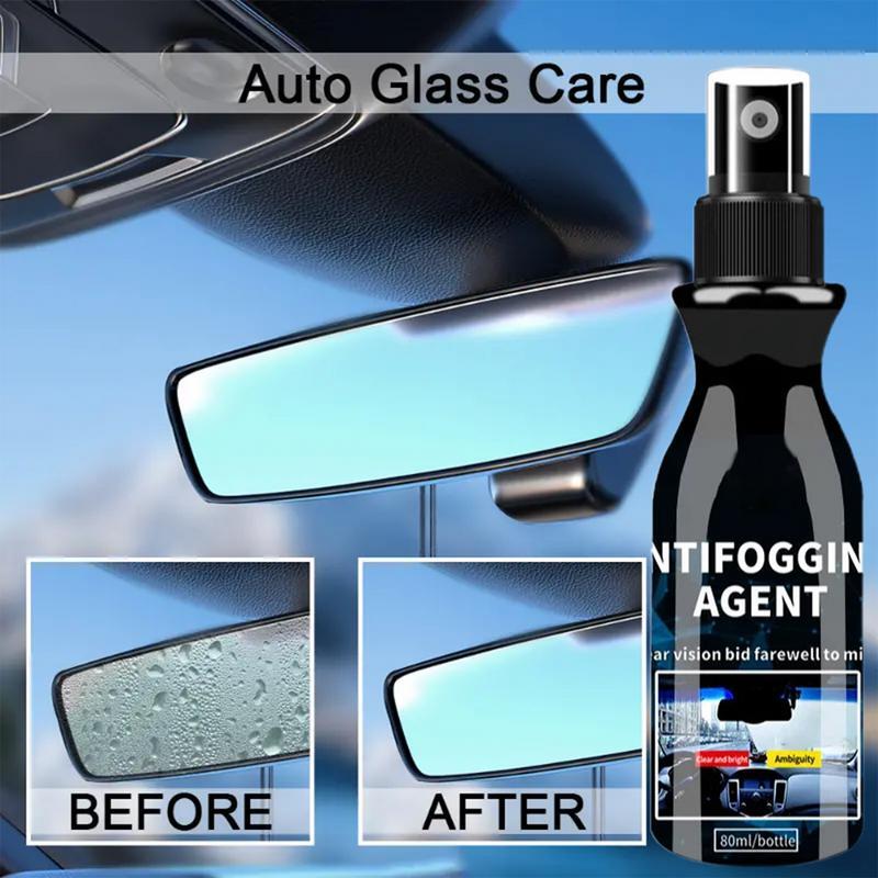 Środek przeciwparujący szkło przeciwmgielne w sprayu długotrwała zimowa Defogging wyraźny obraz poprawić widoczność i komfort jazdy