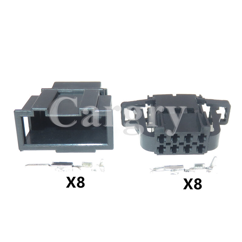 Conector de cable de lámpara de coche, toma de Audio sin sellado para VW y Audi, 8P, 3B0972724, 3B0972734, 1 Juego
