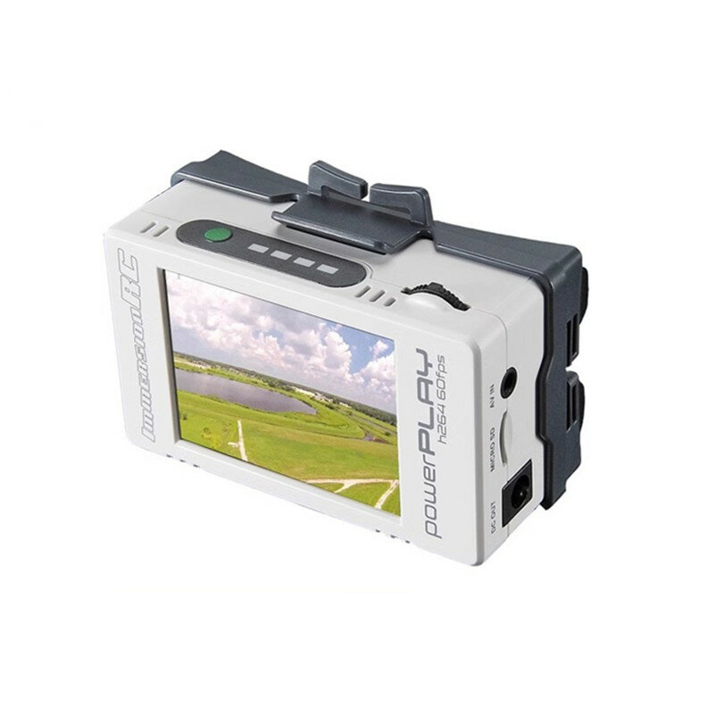 ImmersionRC PowerPlay FPV DVR h264 Encoding / 60fps / High Data Rate Built-in 6cm LCD display Powers For FatShark Goggles
