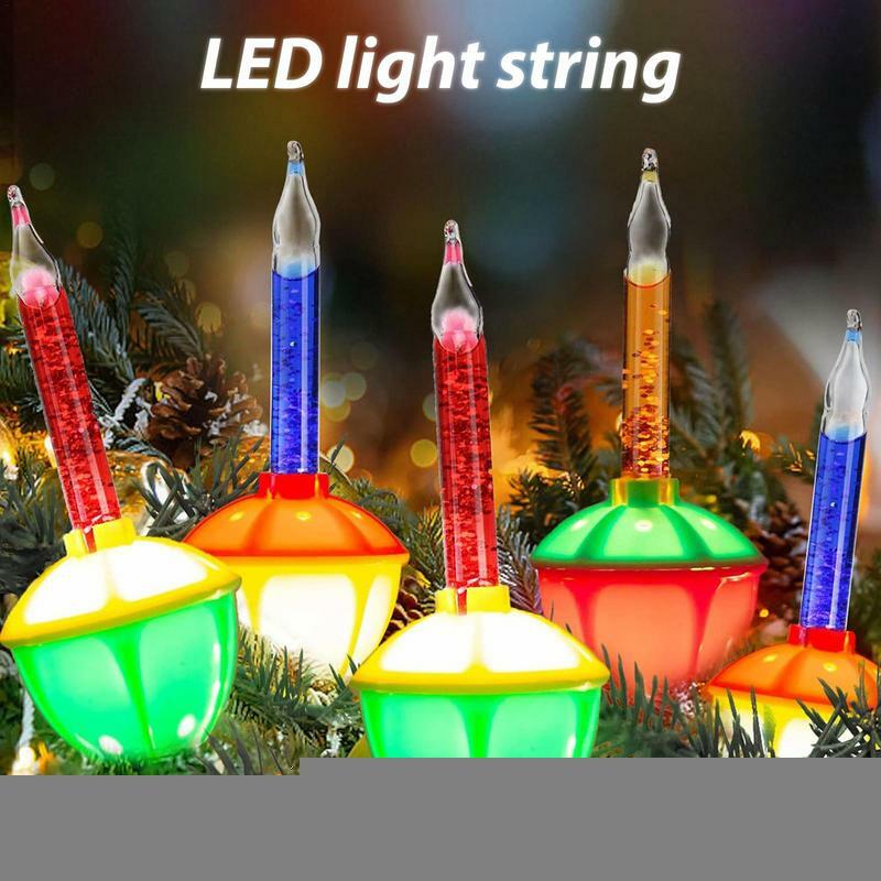 Lampadine natalizie a bolle di ricambio lampadine a bolle multicolori lampadine a bolle di vecchio modo Fluid Bubble Lights tradizionali