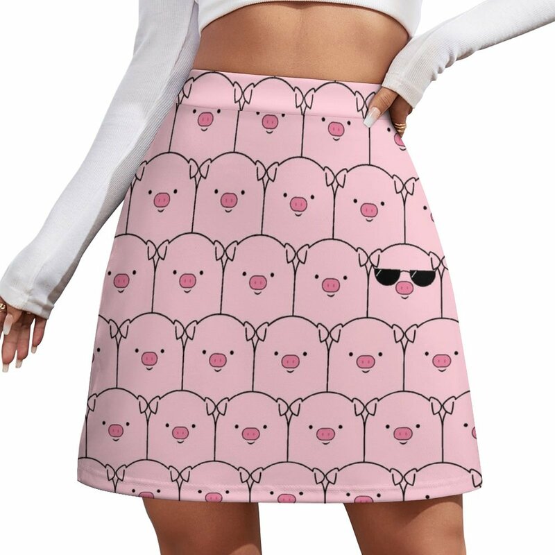 That Cool Pig Mini Skirt luxury clothes women summer outfits for women 2023 cute skirt korean women's clothes