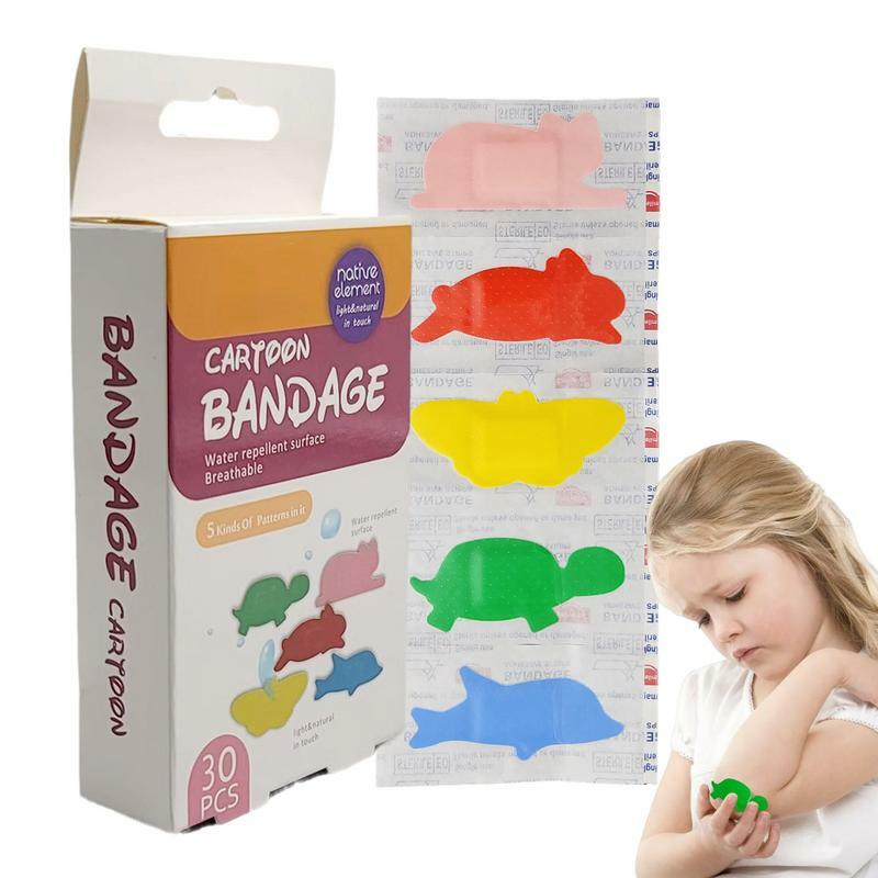 Kinderverband Kleine Schattige Pleisters Kinderverband Stickers Voor Wondverzorging Kleurrijke Cartoon Dierenkleefband
