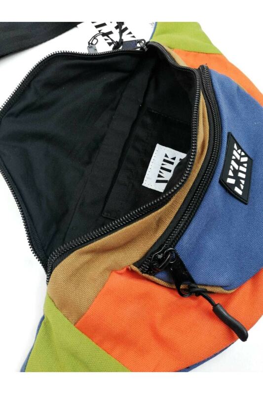 Unisex colorful shoulder and waist bag