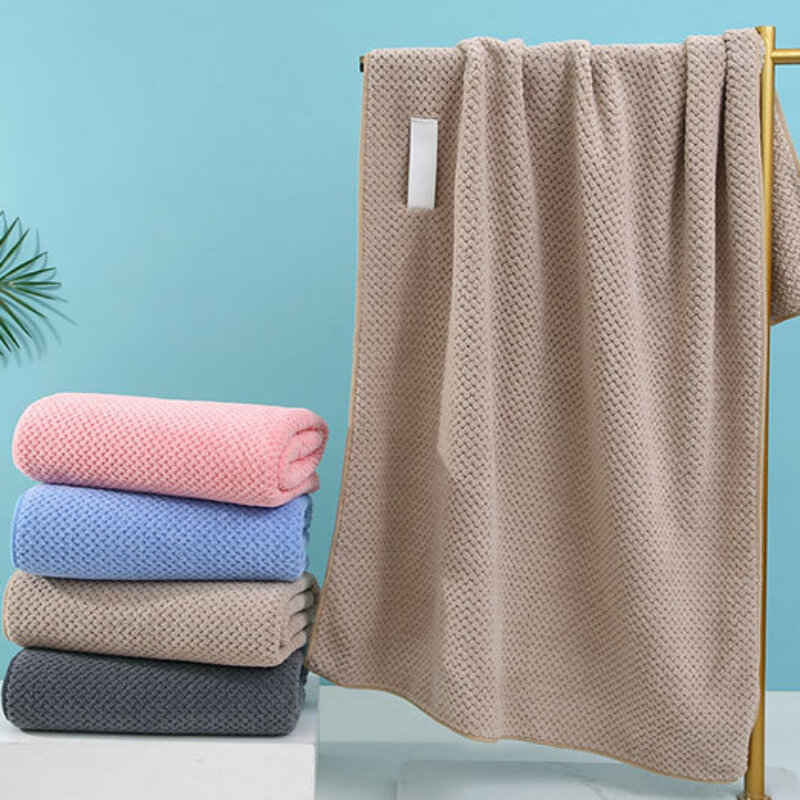 ผ้าเช็ดตัวไมโครไฟเบอร์แบบแห้งเร็วเสื้อคลุมอาบน้ำผ้าไมโครไฟเบอร์แบบยืดหยุ่น