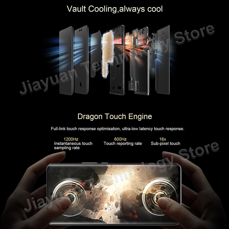 New HONOR X50 GT 5G 6.78" 120Hz AMOLED Screen Snapdragon 8+ Gen 1 MagicOS 7.2 Camera 108MP Battery 5800mAH NFC Smartphone