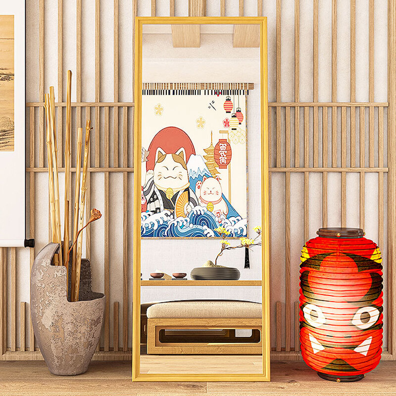Wand spiegel kawaii Ganzkörper Vintage ästhetischen Schlafzimmer Spiegel ästhetische nordische Espejo Cuerpo Entero Wohnkultur