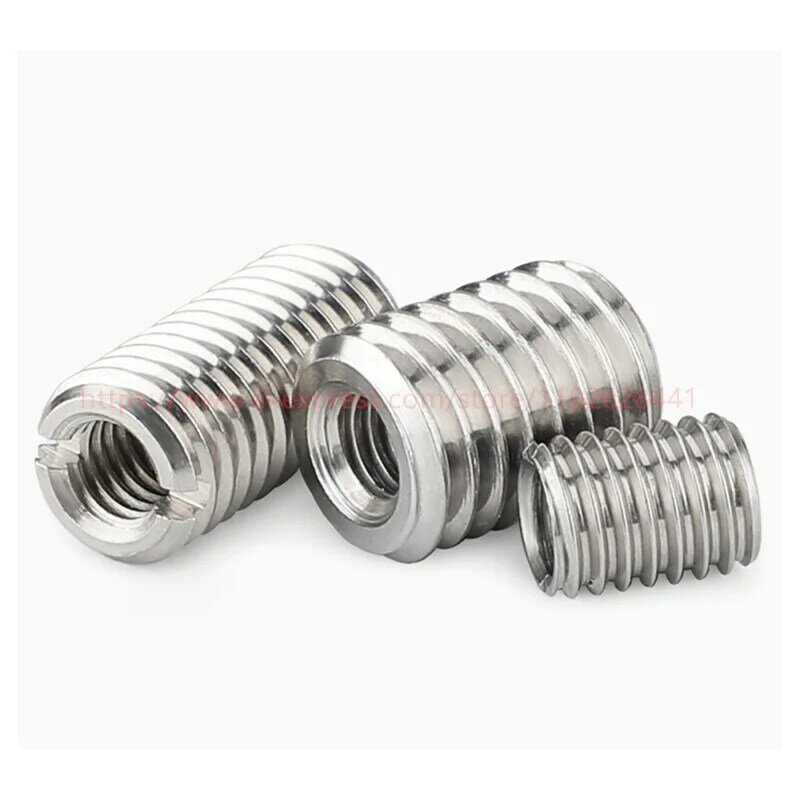 M2 - M16 Self Tapping Thread Insert Self Tapping Screw Bushing Slotted Type Thread Repair Inset
