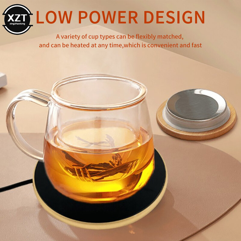 Mini Usb Verwarming Coaster Draagbare Melk Koffie Heater Intelligente Thermostatische Coaster Type-C Thermische Isolatie Coaster