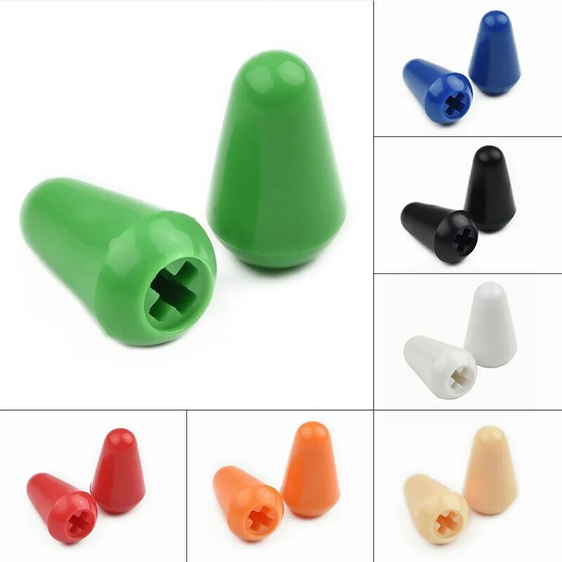 Many Colours 3/5 Way Toggle Switch Tip Plastic Switch Knobs Tip Cap Replacement Part Tools Hot Sale For SQ ST Electric Guitar