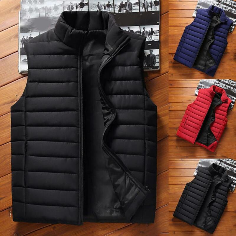 Уличный зимний жилет, теплый облегающий мужской жилет, мужской жилет с 3d-вырезом