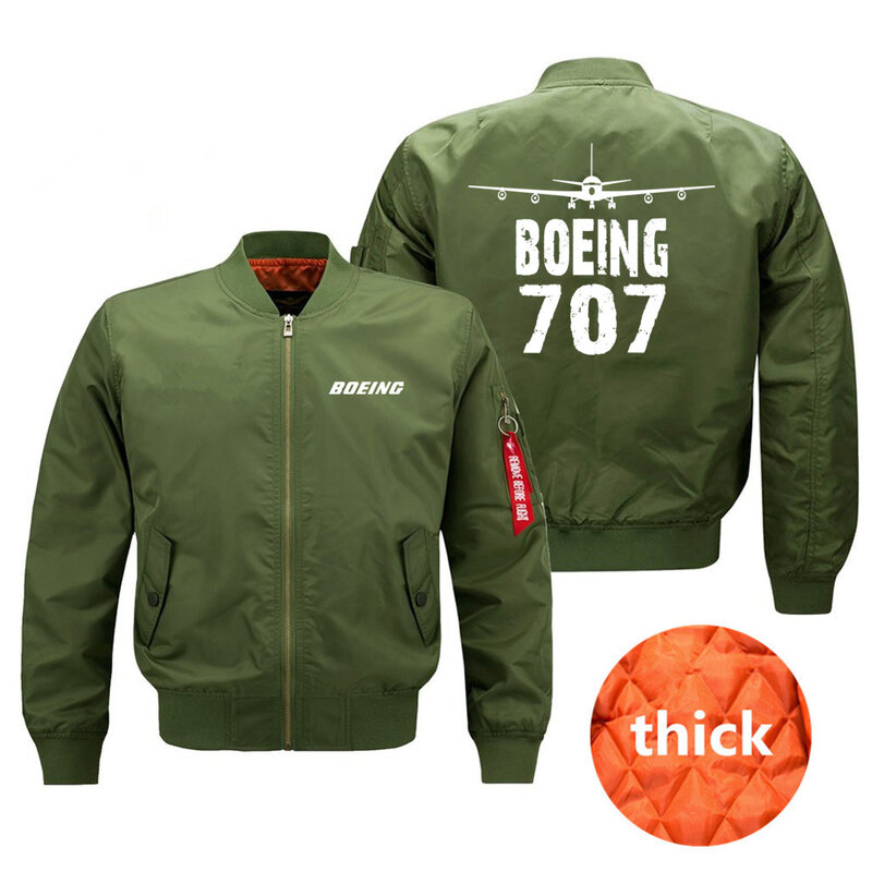 Chaquetas de aviador para hombre, abrigos de primavera, otoño e invierno, Boeing 707, piloto Ma1, S-8XL