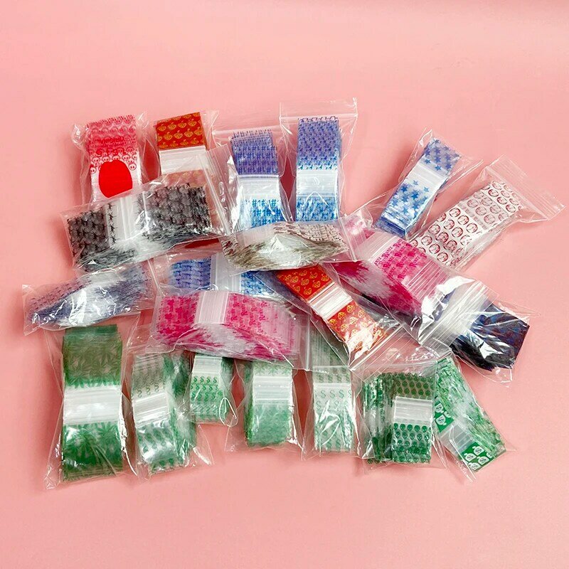 Customized product、Custom printing small lastic ziplock jewelry plastic packaging bag resealable zip lock zipper bags for