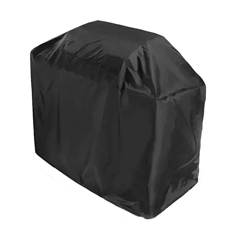 Waterproof BBQ Cover Grill Cover Anti Dust Rain Gas Charcoal Electric Barbeque Garden Grill Protection Outdoor 4 Sizes Black BLK