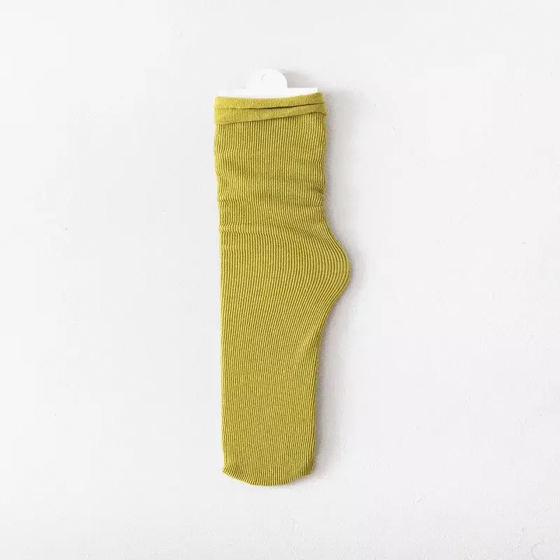 Socks men's solid color summer black short socks, sweat absorption, deodorized solid color mid -tube  heated socks